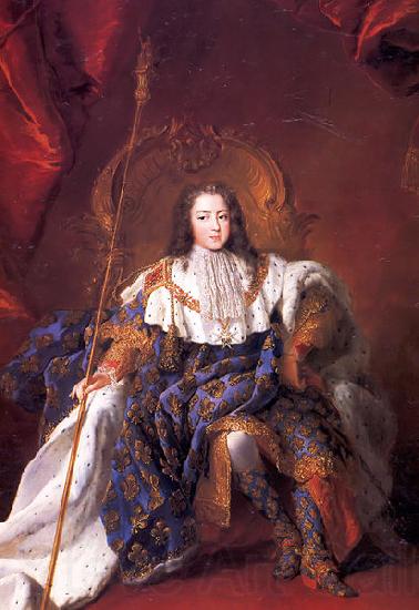 Alexis Simon Belle Portrait of Louis XV of France Norge oil painting art